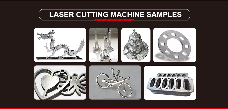 1000W 1500W 2KW 3000W 4KW CNC челични ласерски машини за сечење